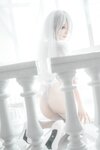 [Cosplay] Chun Momo 蠢沫沫 - 2B White wedding dress 2B 白婚纱