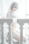 [Cosplay] Chun Momo 蠢沫沫 - 2B White wedding dress 2B 白婚纱