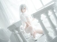 [Cosplay] Chun Momo 蠢沫沫 - 2B White wedding dress 2B 白婚纱