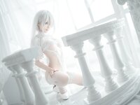 [Cosplay] Chun Momo 蠢沫沫 - 2B White wedding dress 2B 白婚纱