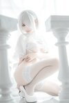 [Cosplay] Chun Momo 蠢沫沫 - 2B White wedding dress 2B 白婚纱