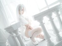 [Cosplay] Chun Momo 蠢沫沫 - 2B White wedding dress 2B 白婚纱