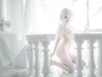 [Cosplay] Chun Momo 蠢沫沫 - 2B White wedding dress 2B 白婚纱