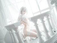 [Cosplay] Chun Momo 蠢沫沫 - 2B White wedding dress 2B 白婚纱