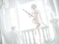 [Cosplay] Chun Momo 蠢沫沫 - 2B White wedding dress 2B 白婚纱