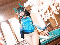 [Cosplay] 橙风千雅&小和甜酒 – 年夕旗袍双人御守 [189P-788MB]