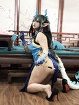 [Cosplay] 橙风千雅&小和甜酒 – 年夕旗袍双人御守 [189P-788MB]