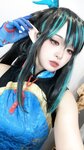 [Cosplay] 橙风千雅&小和甜酒 – 年夕旗袍双人御守 [189P-788MB]