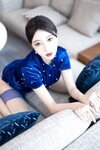 [Cosplay] 玥儿玥 蓝色短裙