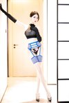 [Cosplay] 玥儿玥 蓝色短裙