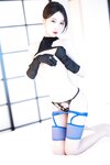 [Cosplay] 玥儿玥 蓝色短裙