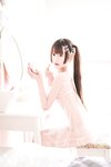 [Cosplay] Hoshino Masato 星野咪兔 - Chiffon see-through night coat 雪纺透视小夜衣