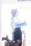 [Cosplay] 樱梨梨 刻晴秘书