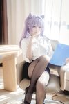 [Cosplay] 樱梨梨 刻晴秘书