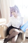 [Cosplay] 樱梨梨 刻晴秘书