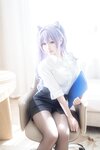 [Cosplay] 樱梨梨 刻晴秘书