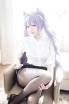 [Cosplay] 樱梨梨 刻晴秘书