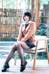 [Cosplay] 半半子 彼女 制服
