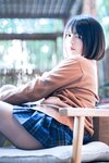 [Cosplay] 半半子 彼女 制服