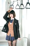 [Cosplay] 半半子 彼女 制服