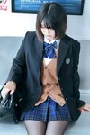 [Cosplay] 半半子 彼女 制服