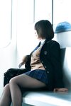 [Cosplay] 半半子 彼女 制服