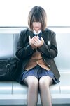 [Cosplay] 半半子 彼女 制服
