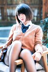 [Cosplay] 半半子 彼女 制服