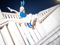 [Cosplay] 樱落酱w 蔚蓝档案 toki兔女郎