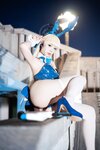 [Cosplay] 樱落酱w 蔚蓝档案 toki兔女郎
