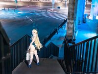 [Cosplay] 樱落酱w 蔚蓝档案 toki兔女郎