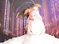 [Cosplay] Bunny Rabbit あおいみつり - Dress up Tamamo-chan [Re-edited version] きせかえ玉藻ちゃん 【再編集版】