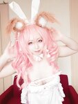 [Cosplay] Bunny Rabbit あおいみつり - Dress up Tamamo-chan [Re-edited version] きせかえ玉藻ちゃん 【再編集版】