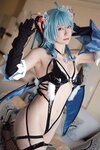 [Cosplay] Ringo Mitsuki 林檎蜜紀 - りんごみつき妄想セクションvol.7 クイコミレオタードがきわどすぎて絞り取られるゥ…！〇神・すけべサキュバス甘雨のコスプレ