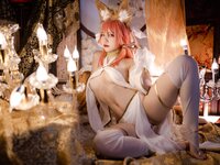 [Cosplay] 二佐Nisa 玉藻前同人舞娘