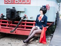 [Cosplay] rioko 凉凉子 - Azure Archives Chun Tour Guide 蔚蓝档案 椿导游