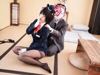 [Cosplay] rioko 凉凉子 - Azure Archives Chun Tour Guide 蔚蓝档案 椿导游