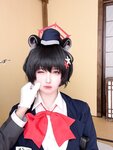 [Cosplay] rioko 凉凉子 - Azure Archives Chun Tour Guide 蔚蓝档案 椿导游