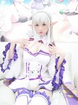 [Cosplay] Nagisa 魔物喵 - NAGISA Monster Selfie 05 NAGISA魔物喵自撮り05 エミリア (動画入り)