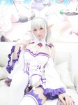 [Cosplay] Nagisa 魔物喵 - NAGISA Monster Selfie 05 NAGISA魔物喵自撮り05 エミリア (動画入り)