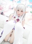[Cosplay] Nagisa 魔物喵 - NAGISA Monster Selfie 05 NAGISA魔物喵自撮り05 エミリア (動画入り)