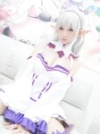 [Cosplay] Nagisa 魔物喵 - NAGISA Monster Selfie 05 NAGISA魔物喵自撮り05 エミリア (動画入り)