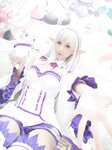 [Cosplay] Nagisa 魔物喵 - NAGISA Monster Selfie 05 NAGISA魔物喵自撮り05 エミリア (動画入り)