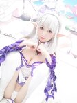 [Cosplay] Nagisa 魔物喵 - NAGISA Monster Selfie 05 NAGISA魔物喵自撮り05 エミリア (動画入り)
