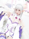 [Cosplay] Nagisa 魔物喵 - NAGISA Monster Selfie 05 NAGISA魔物喵自撮り05 エミリア (動画入り)