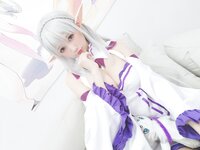 [Cosplay] Nagisa 魔物喵 - NAGISA Monster Selfie 05 NAGISA魔物喵自撮り05 エミリア (動画入り)