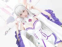 [Cosplay] Nagisa 魔物喵 - NAGISA Monster Selfie 05 NAGISA魔物喵自撮り05 エミリア (動画入り)