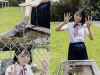 [Photobook] 粒楽あむ グラビア写真集 南の風に包まれて