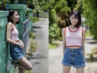[Photobook] 粒楽あむ グラビア写真集 南の風に包まれて
