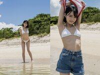 [Photobook] 粒楽あむ グラビア写真集 南の風に包まれて